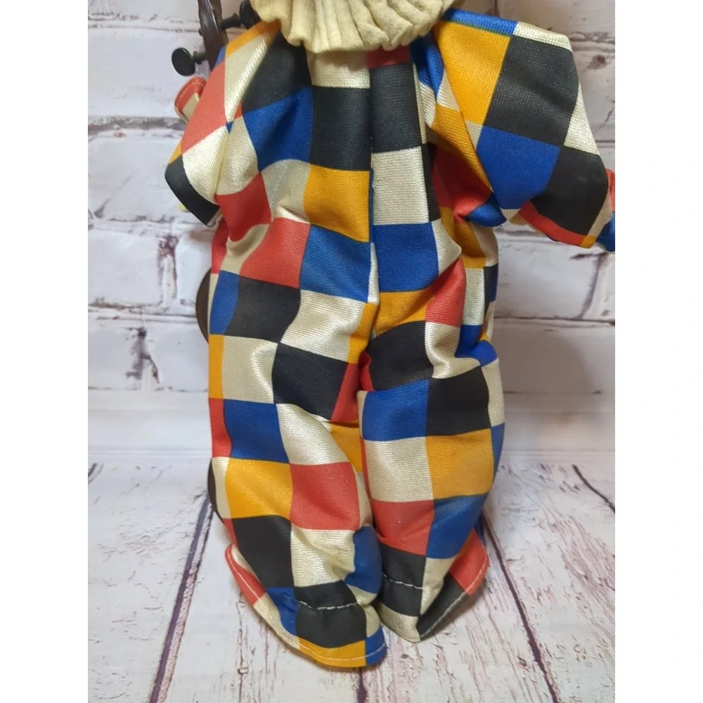 VINTAGE BUB NISTIS Hobo Felt Clown With Violin from‎ Barecelona Spain